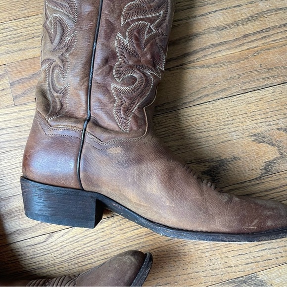 Dan Post Mens Bay Apache 13 Mignon Leather 2159 Size 11 - Picture 4 of 12